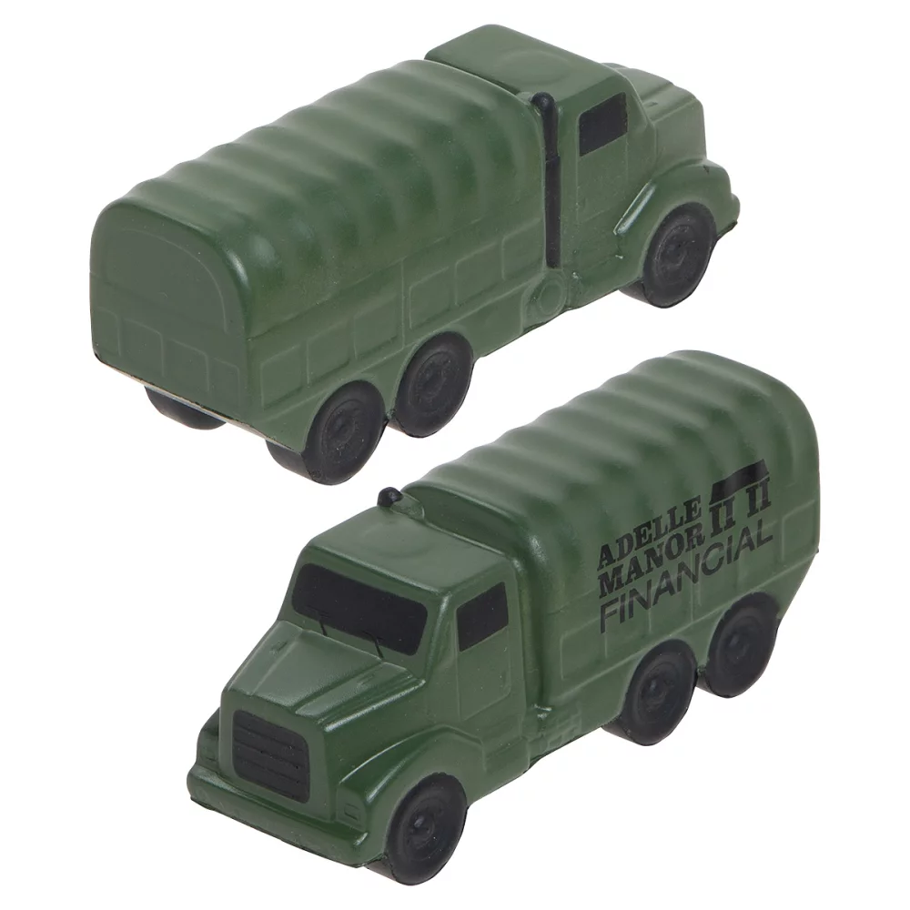 Soulageur de stress en forme de camion militaire