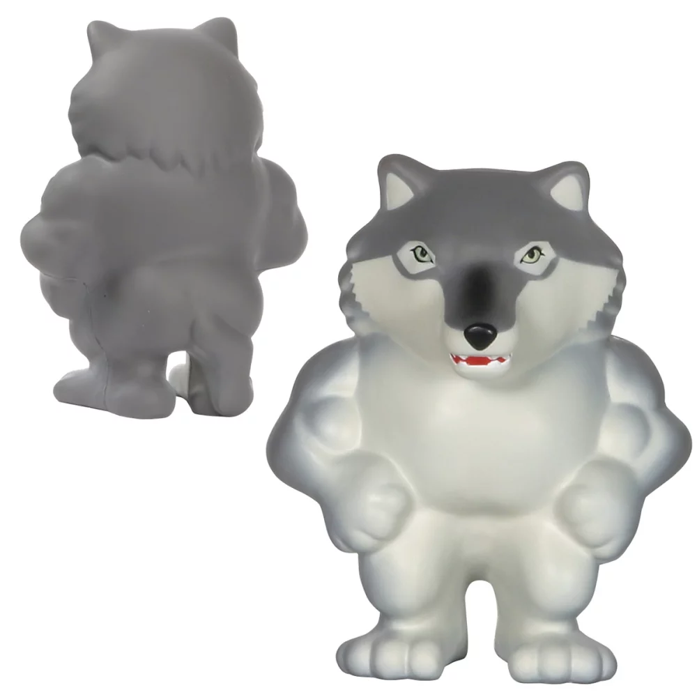 Soulage-stress mascotte loup