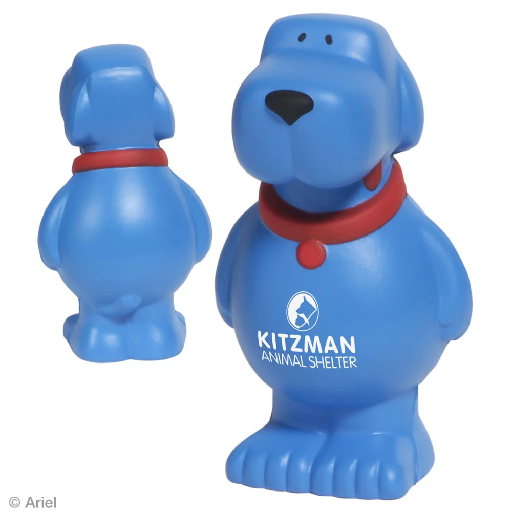 Soulage-stress en forme de chien de dessin animé
