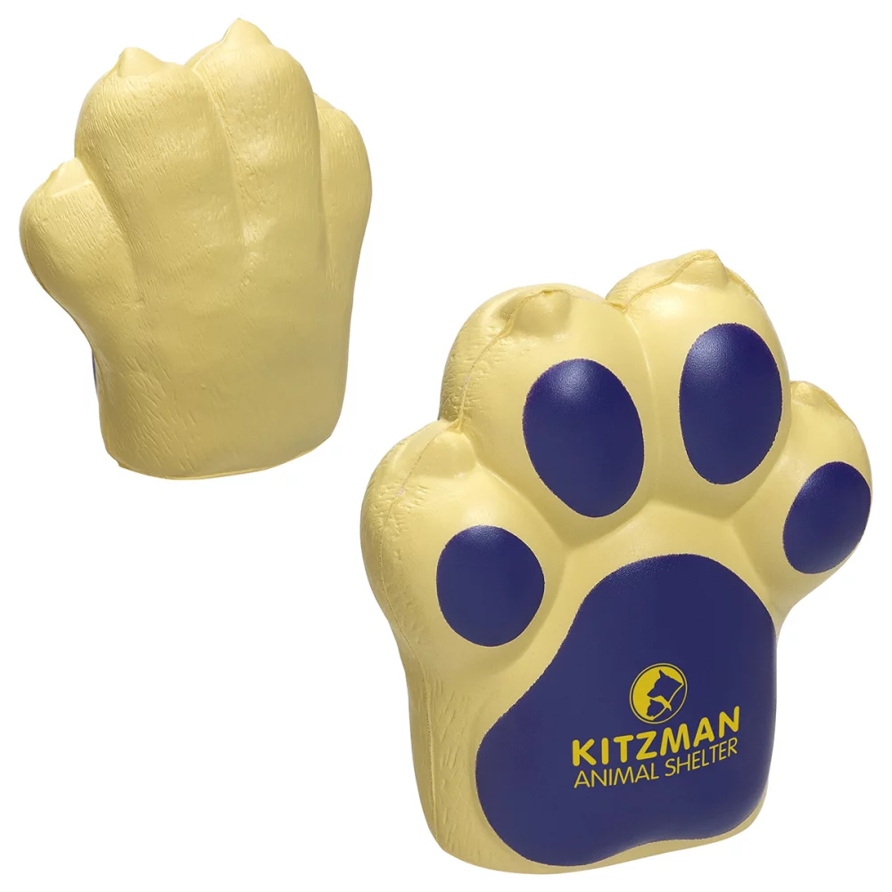 Soulage-stress en forme de patte de chien