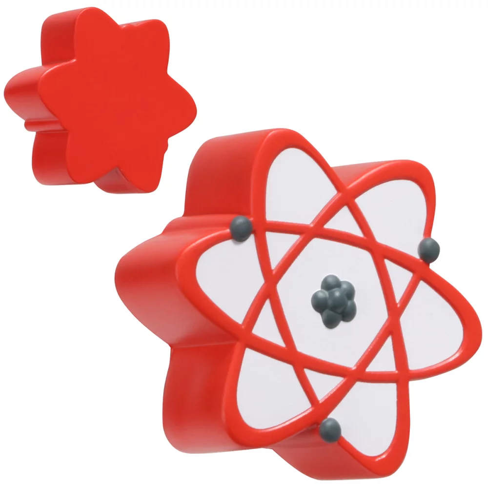 Relaxant de stress en forme de symbole atomique