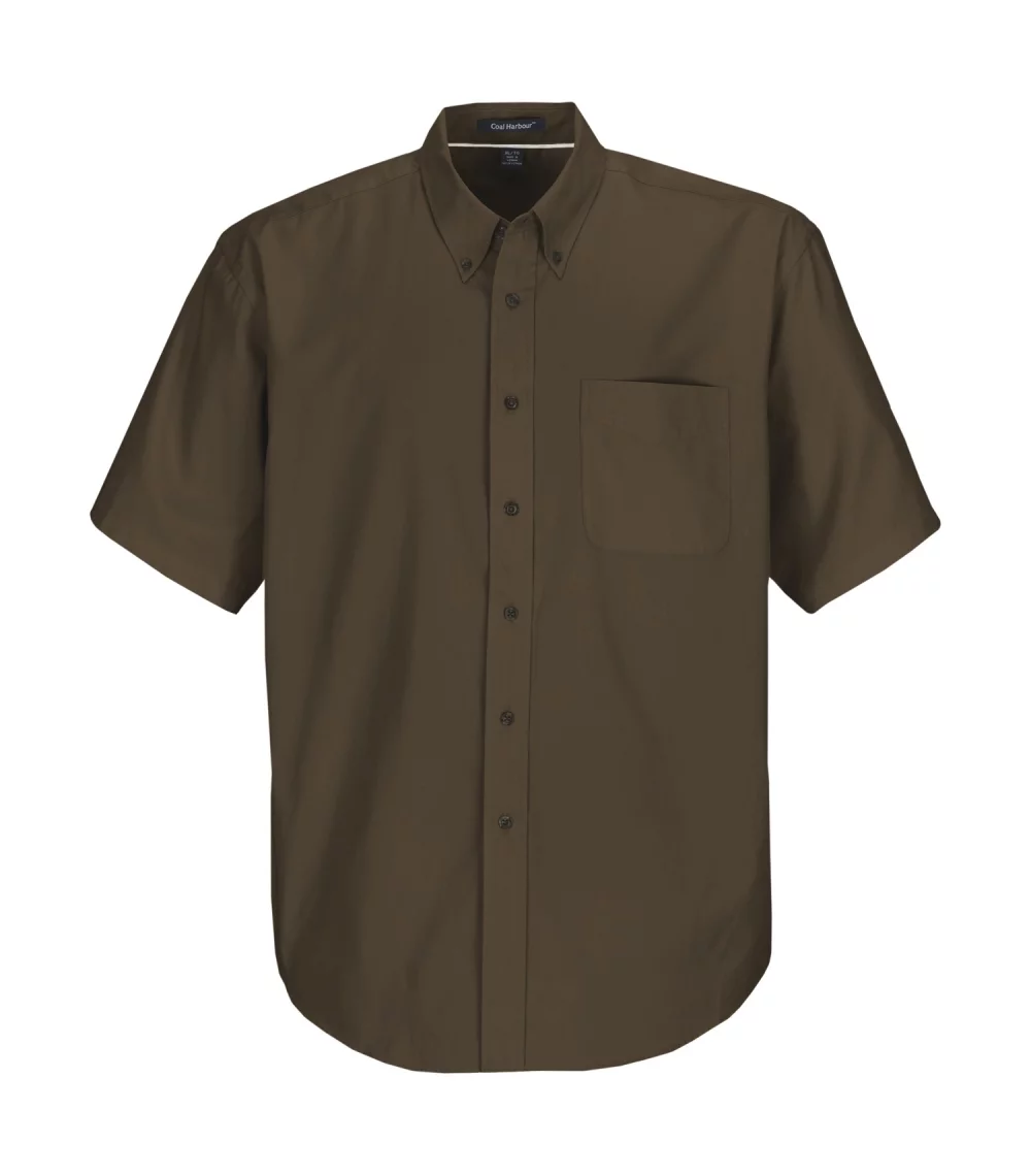 Coal Harbour® Easy Care Blend Short Sleeve Woven Shirt