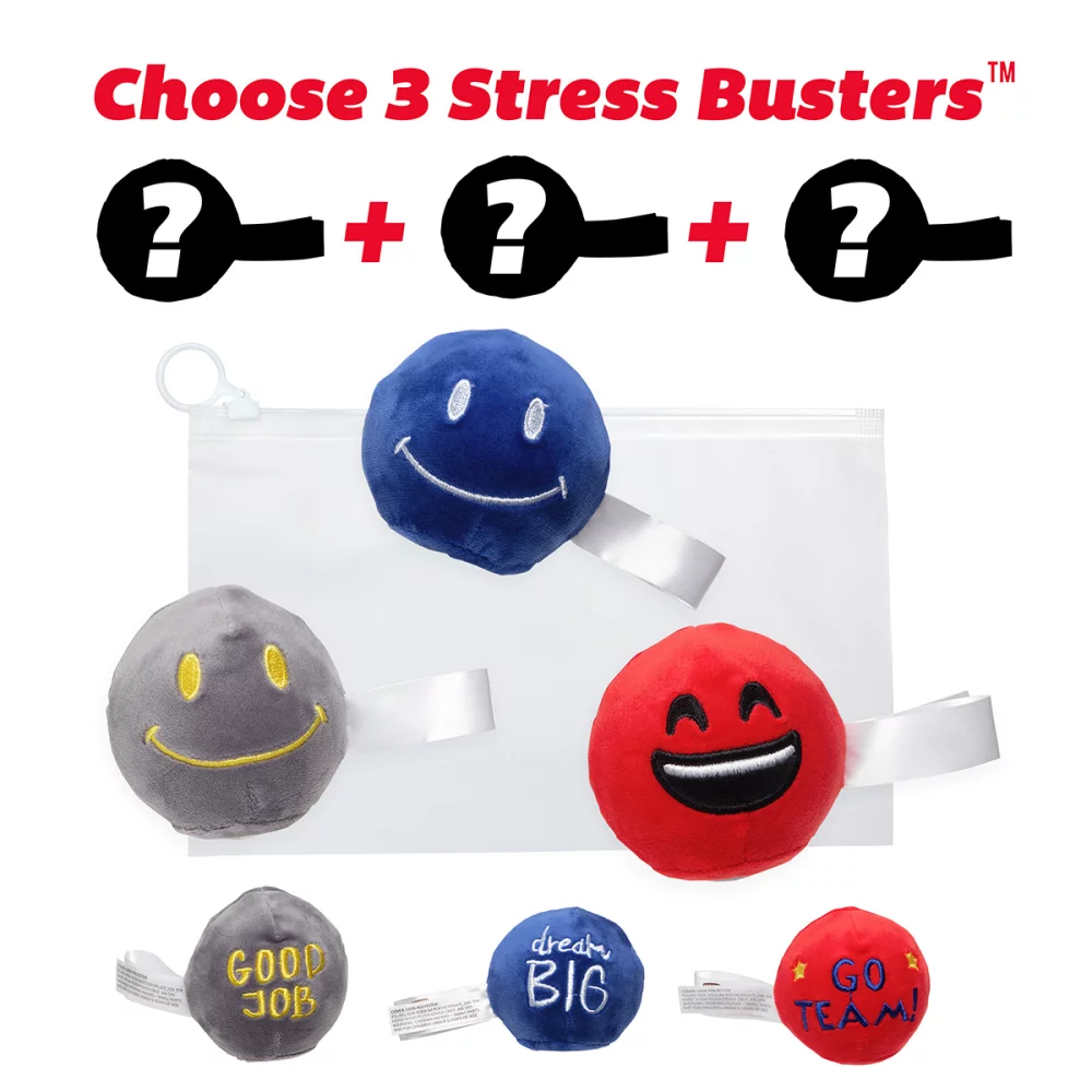 Ensemble cadeau anti-stress en 3 pièces
