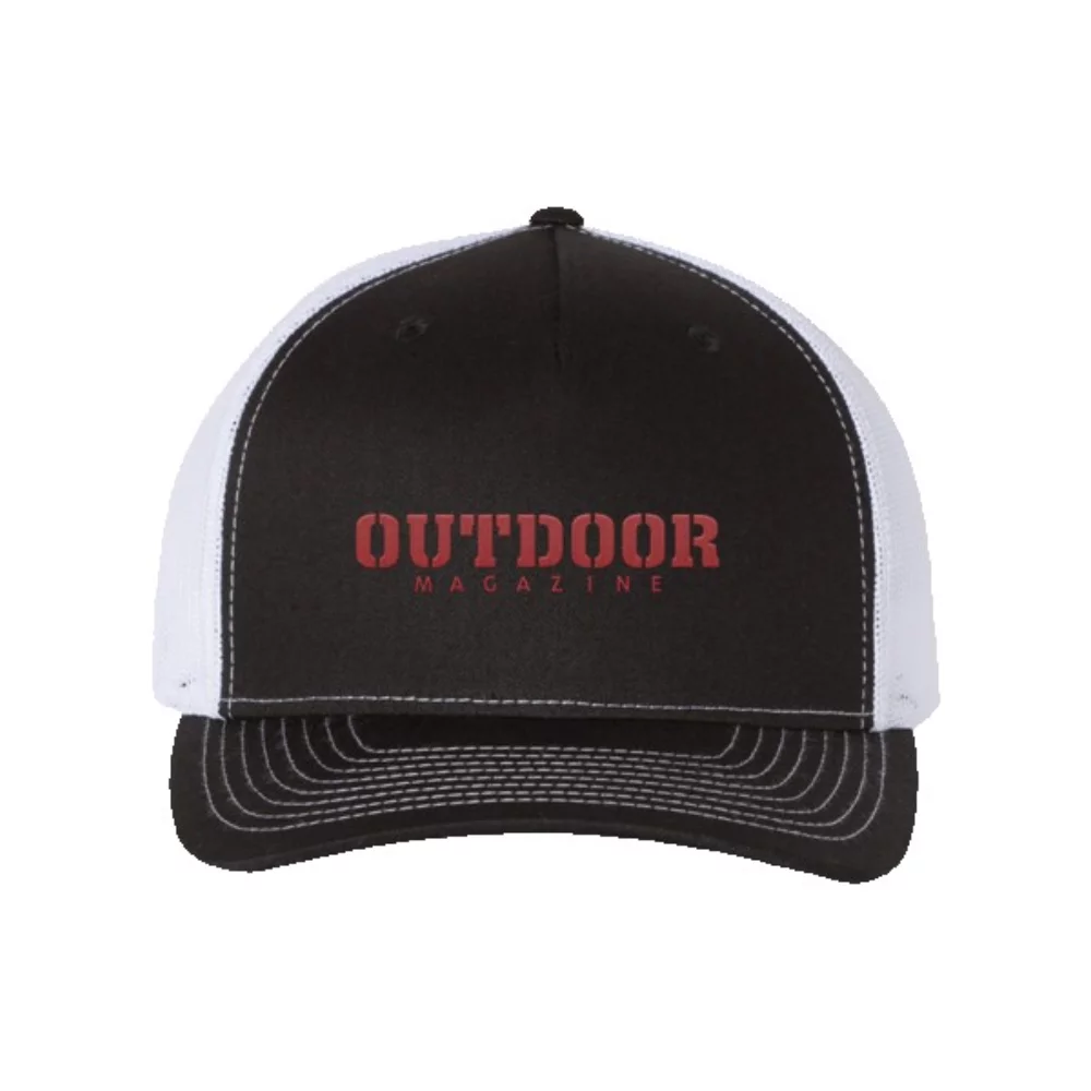 Casquette de camionneur à cinq panneaux Richardson 112FP avec bouton-pression