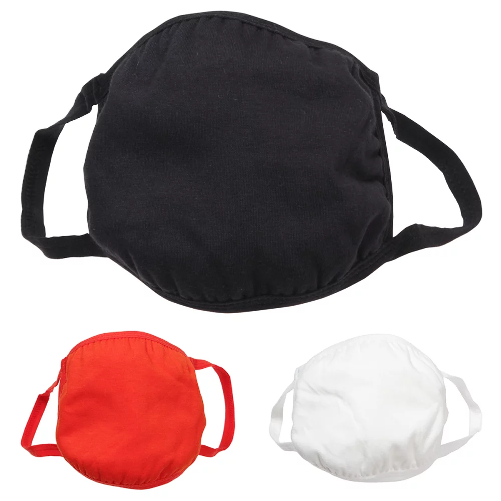 Masque facial en coton 4 plis de protection