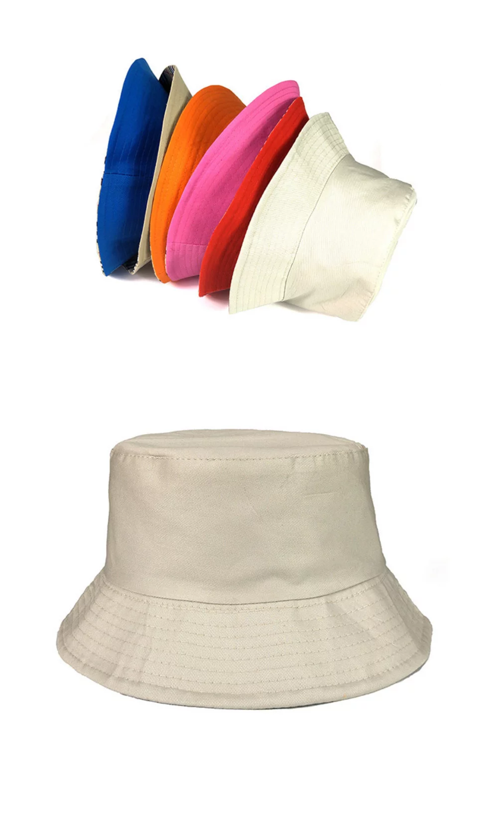 Chapeau de seau léger en coton polyester