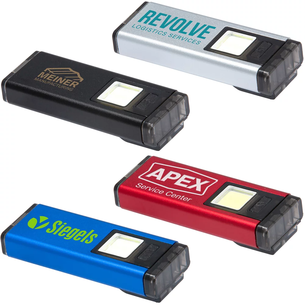 Lampe de poche de poche COB avec clip et aimant