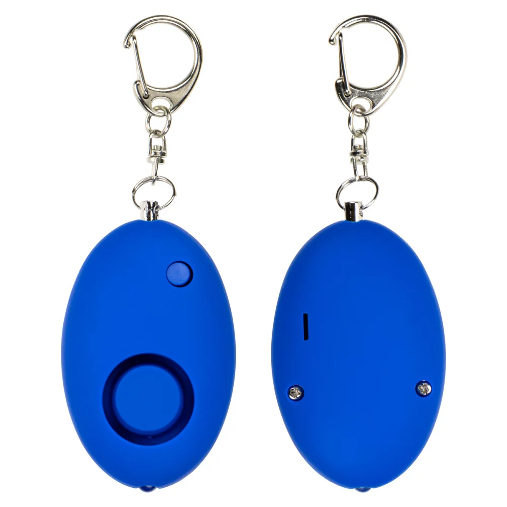 Soft-Touch LED Light & Alarm Key Chain