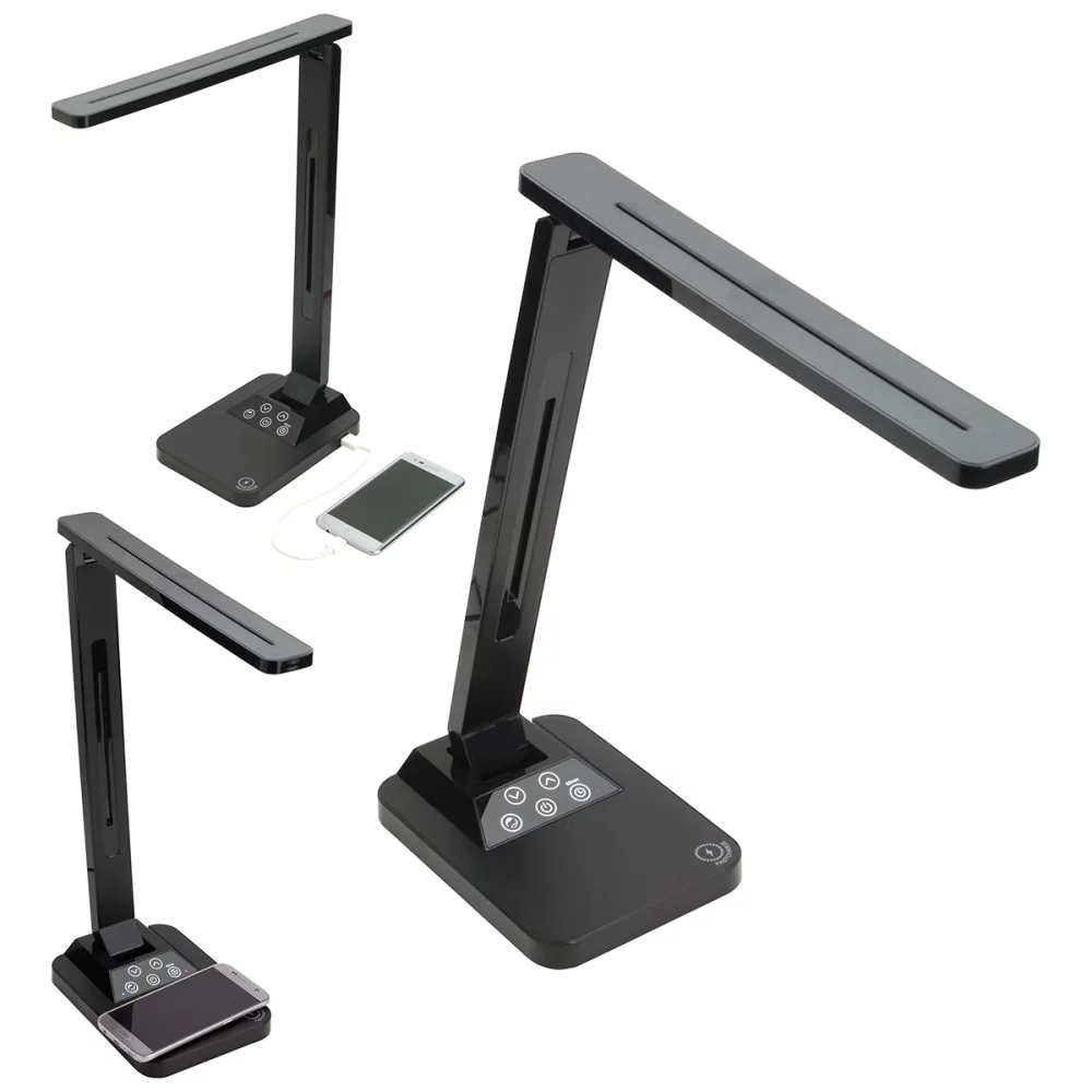 Lampe de bureau Limelight avec chargeur sans fil
