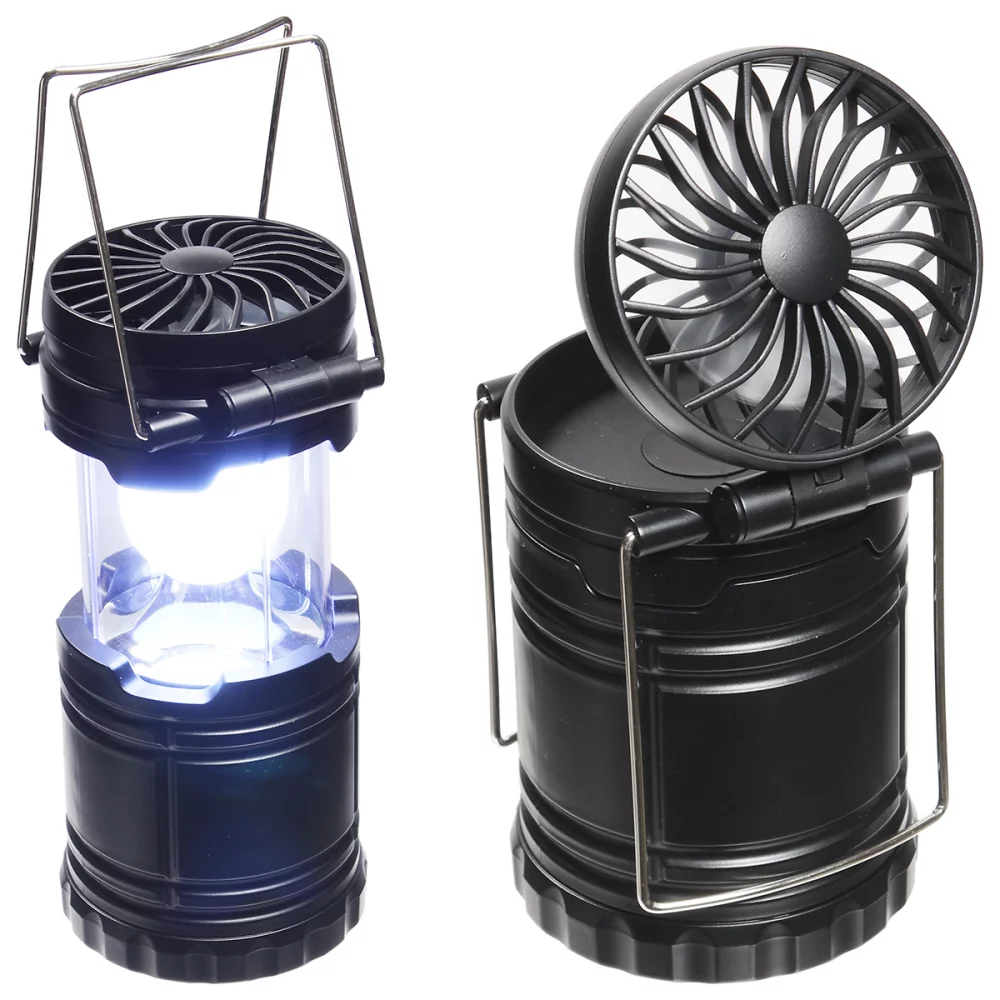 Lanterne rétro avec ventilateur
