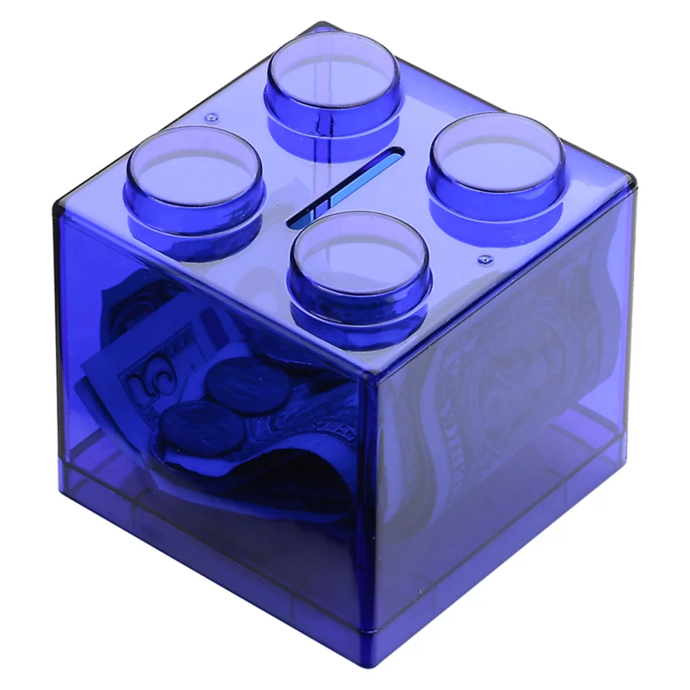 Tirelire en forme de pile de pièces de monnaie