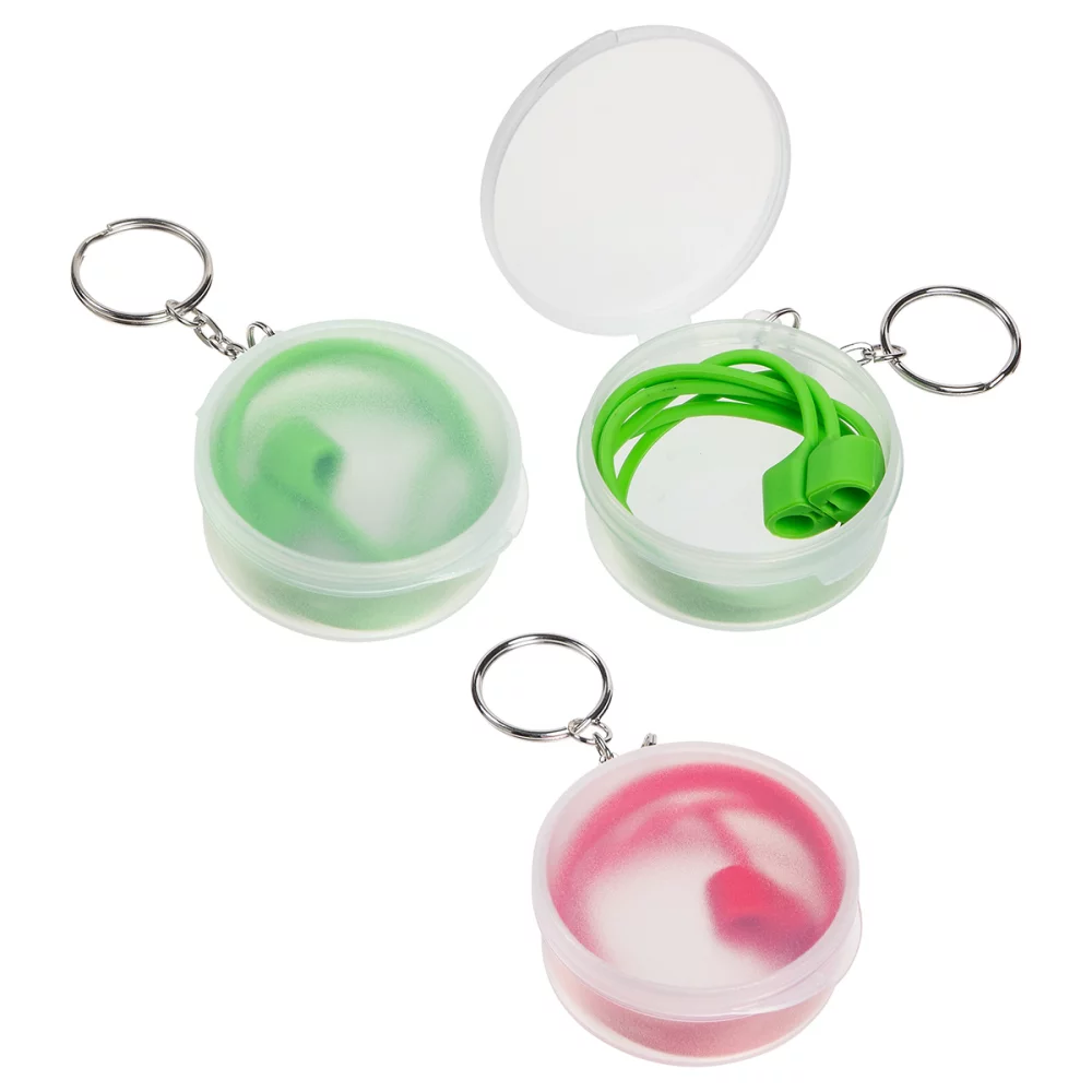 Easy-Wear Earbud/Glasses Holder