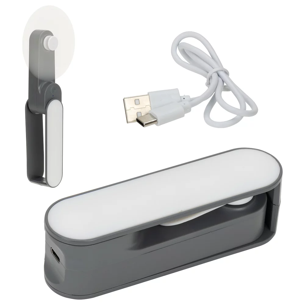 Gale Rechargeable Fan with Swivel Handle