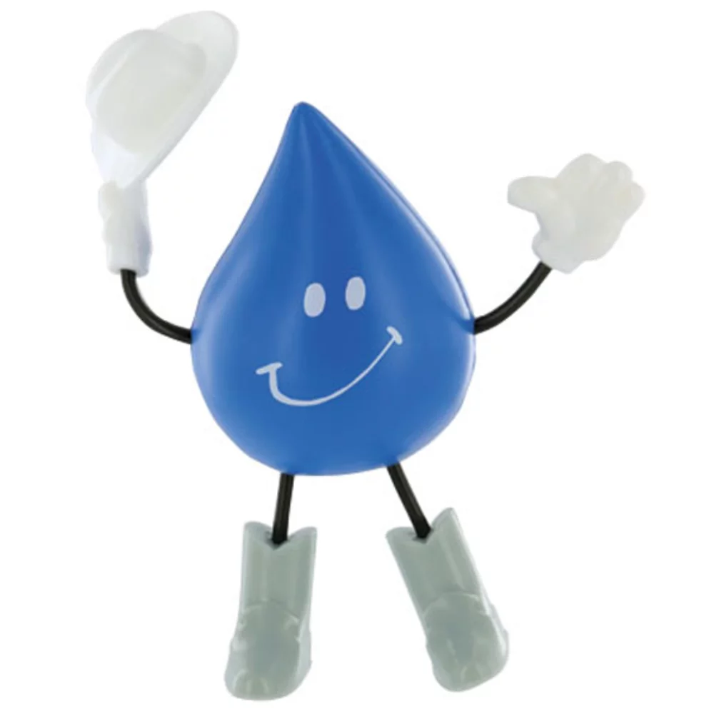 Figurine de soulagement du stress en forme de goutte occidentale