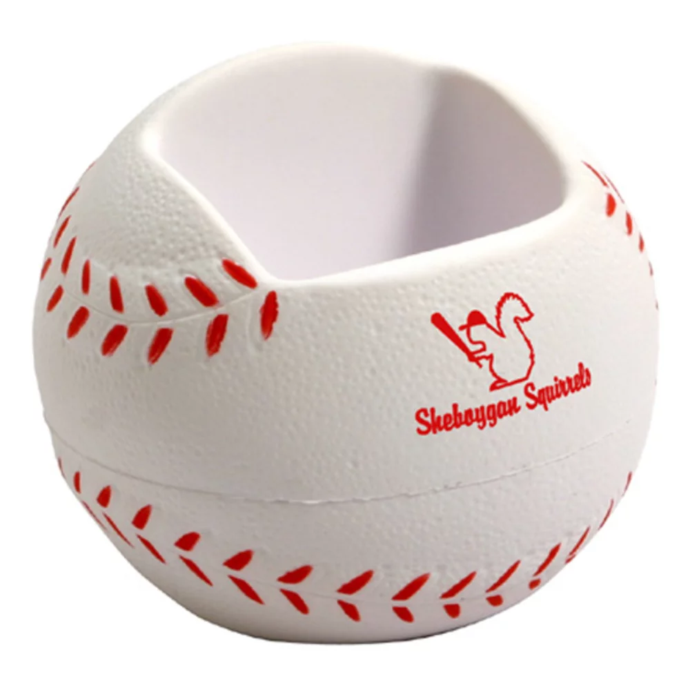 Corbeille de bureau anti-stress pour les amateurs de baseball