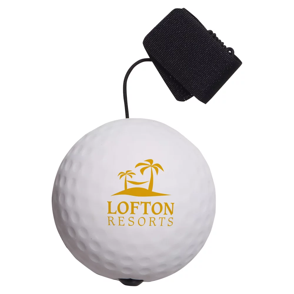 Balle de golf anti-stress avec élastique pour yoyo