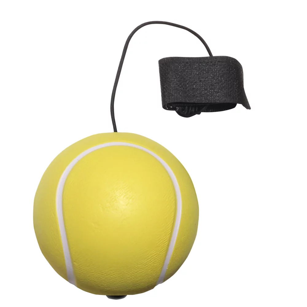 Balle de tennis anti-stress avec élastique Yo-Yo