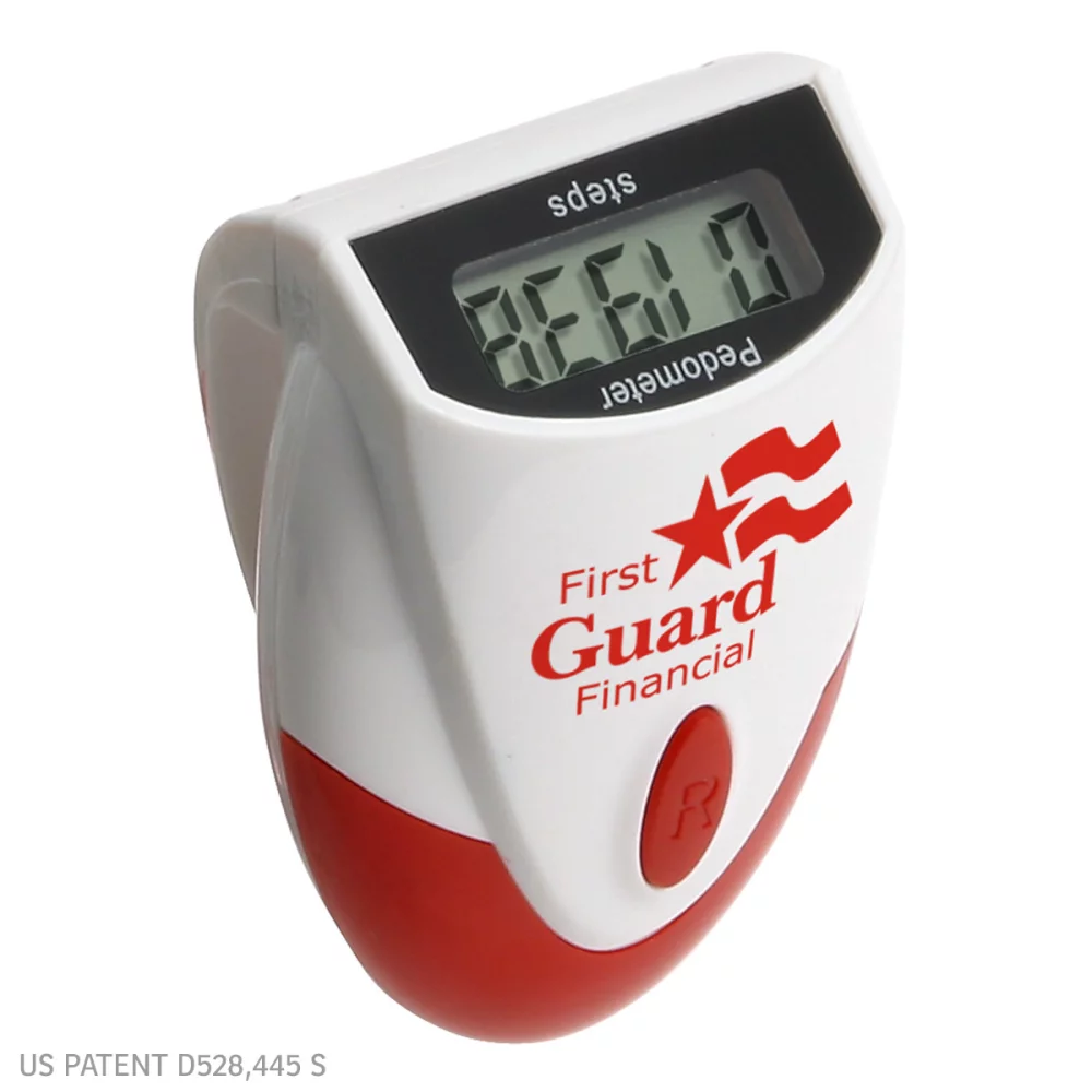 Podomètre vue de dessus design