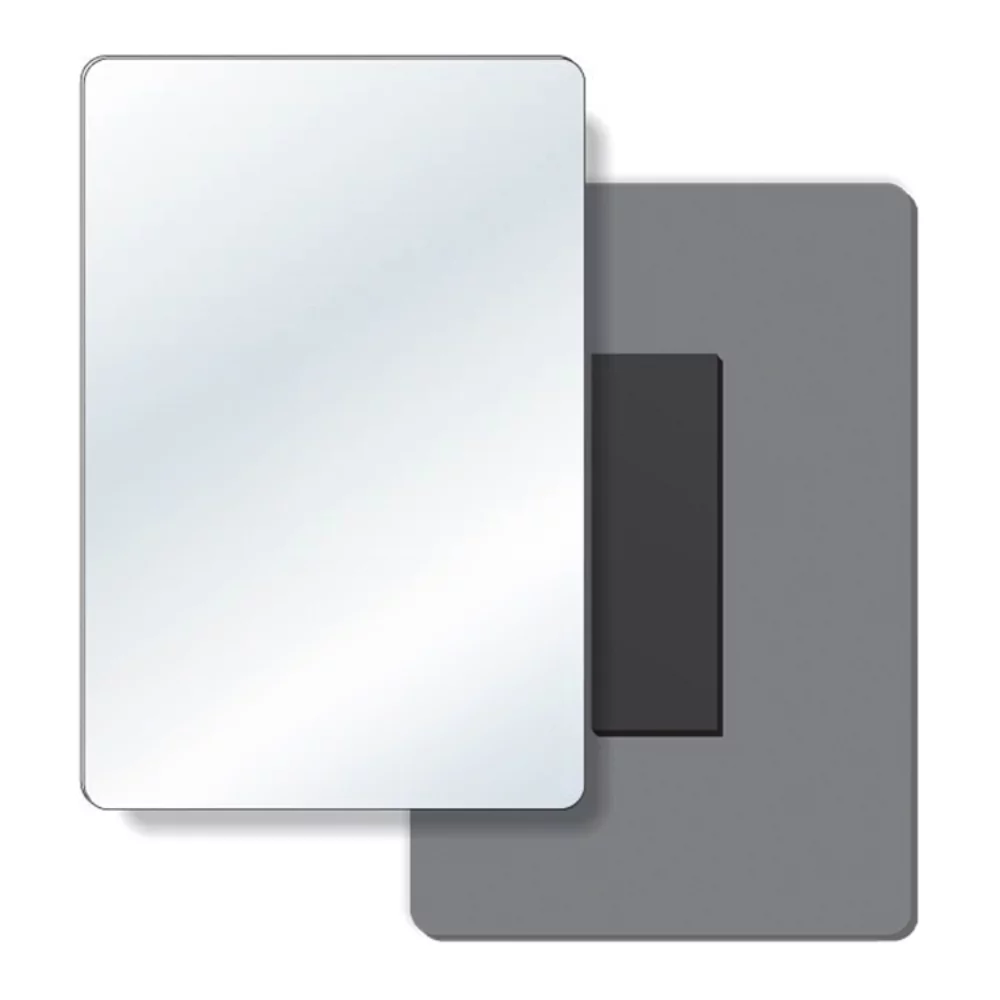 Co-Polyester Magnetic Mirror Rectangle Shape (4"x6"), Full Colour