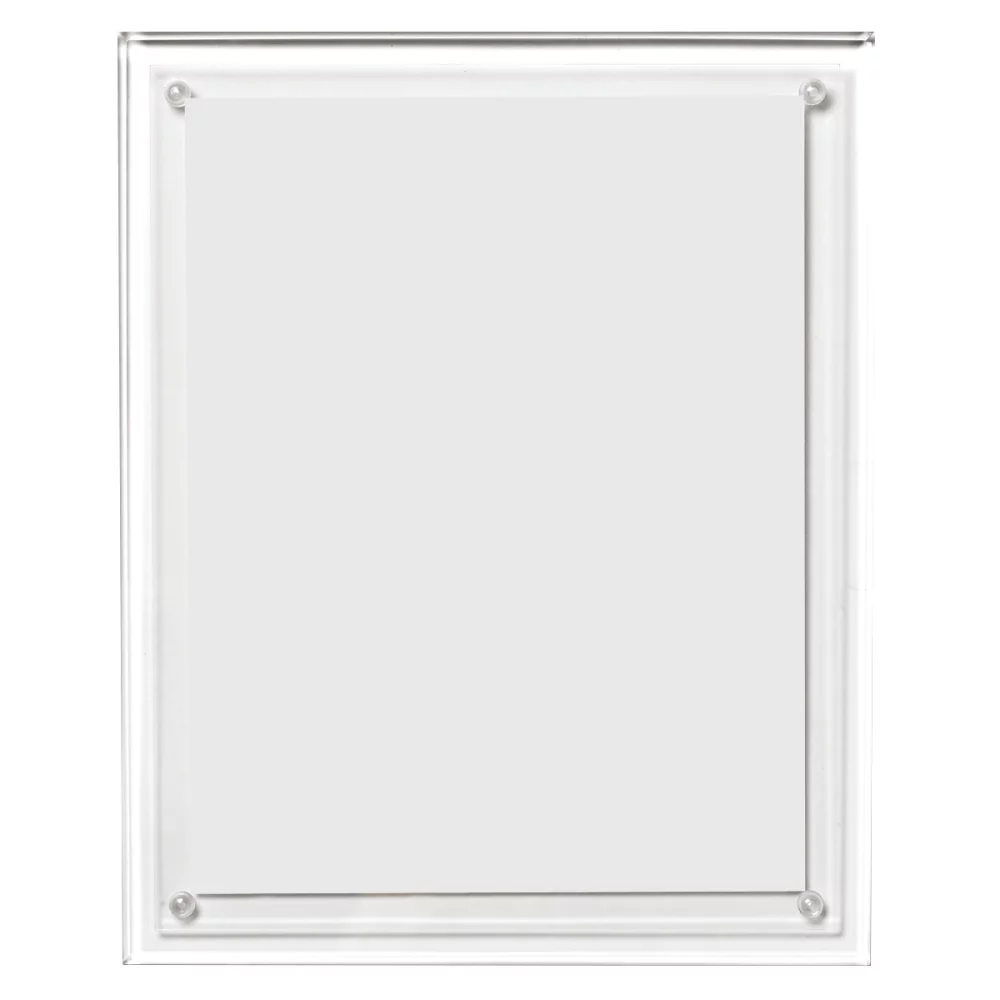 Certificate Holder Clear On Clear (10 1/2"x 13"x 3/8")