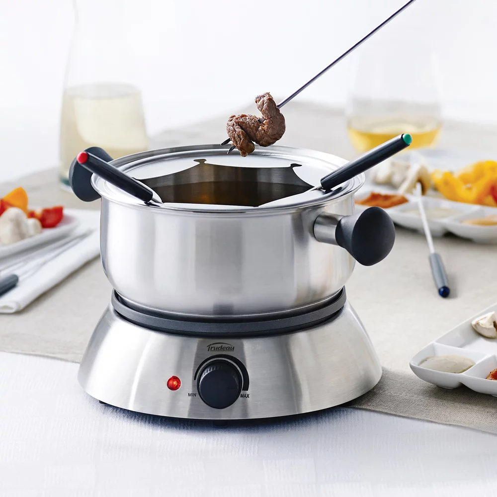 Dido 3-in-1 Electric Fondu Set from Trudeau Stainless Steel