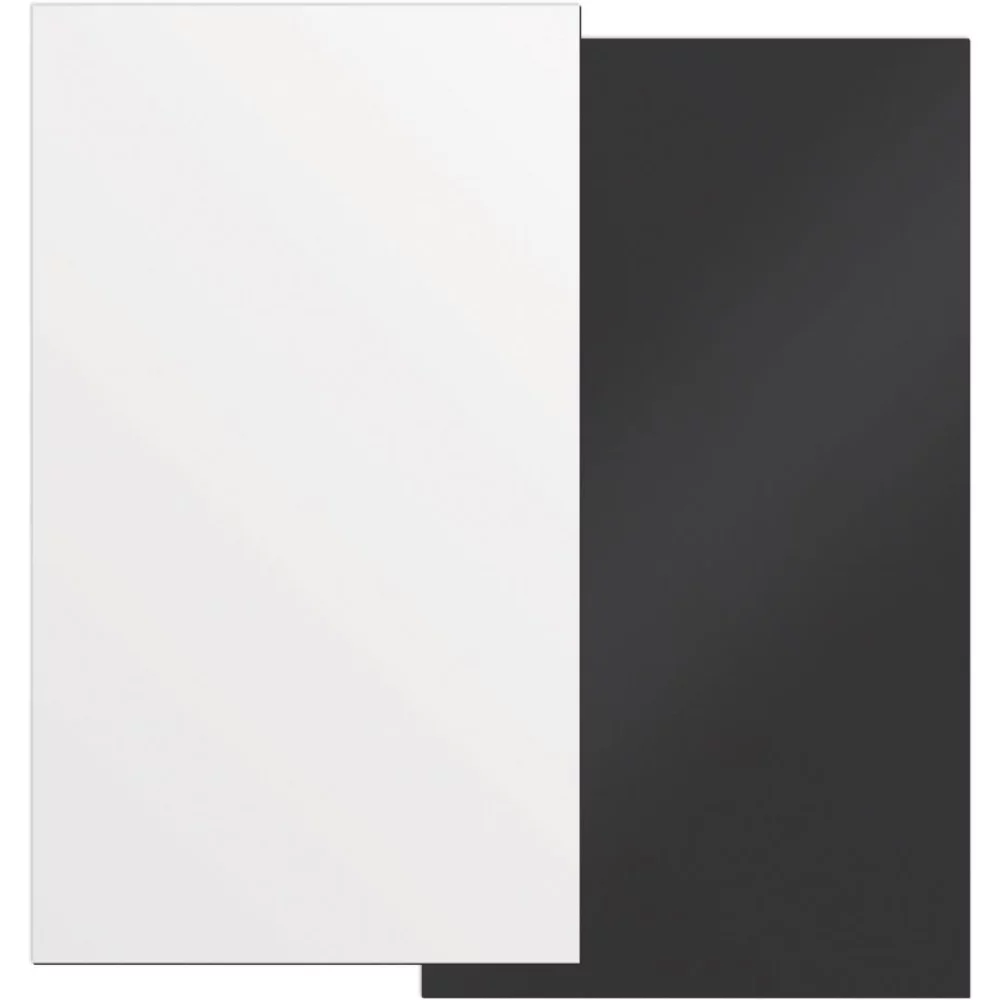 Tableau mémo magnétique complet, rectangle 4"x7" coins carrés, couleur pleine