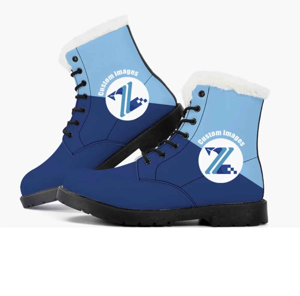 Custom boots with fur