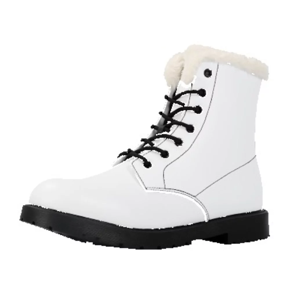 Custom boots with fur