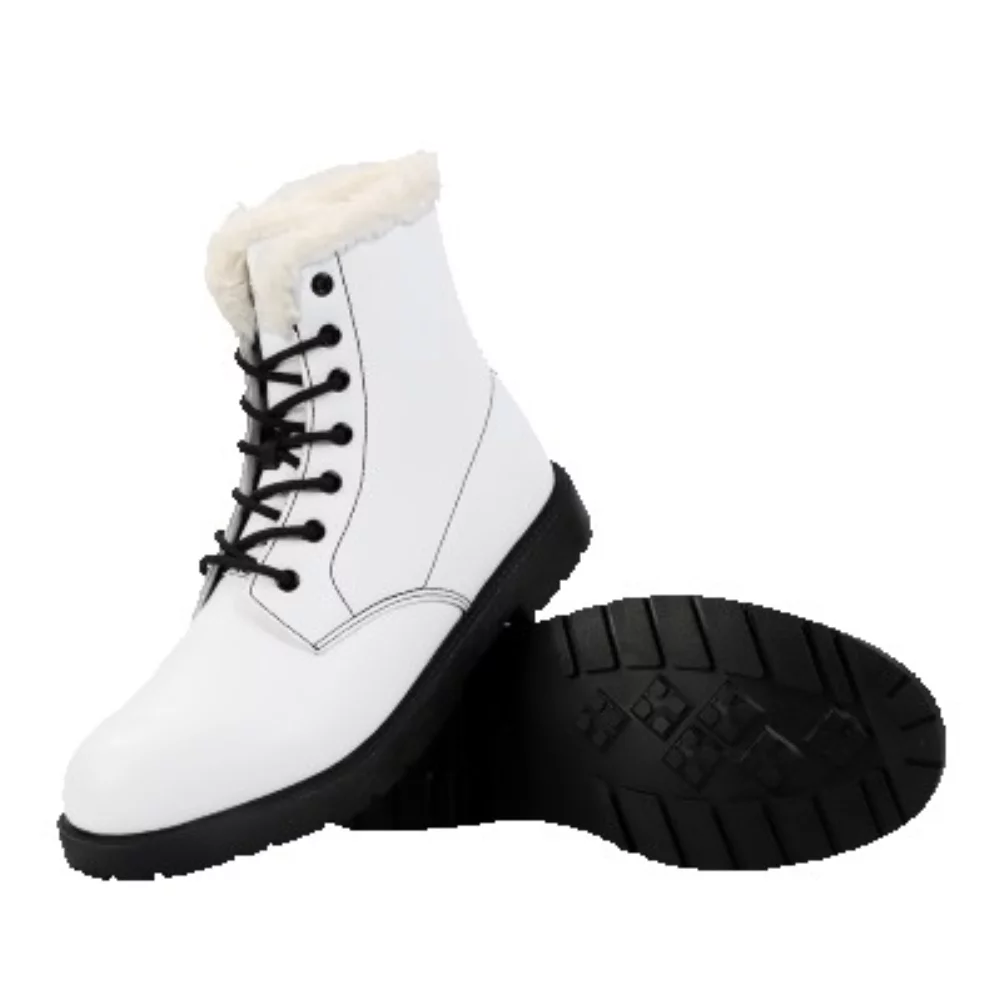 Custom boots with fur