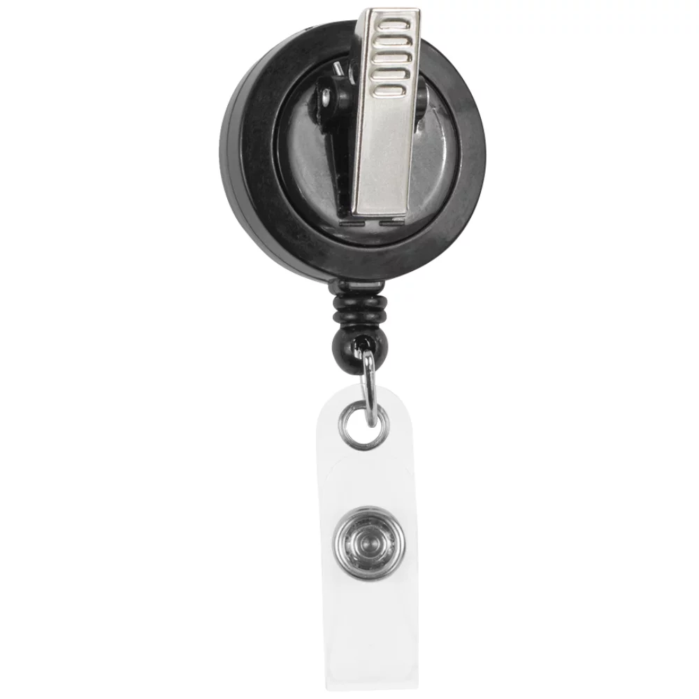 30" Retractable Badge Reel With Swivel Alligator Clip (Direct Imprint)