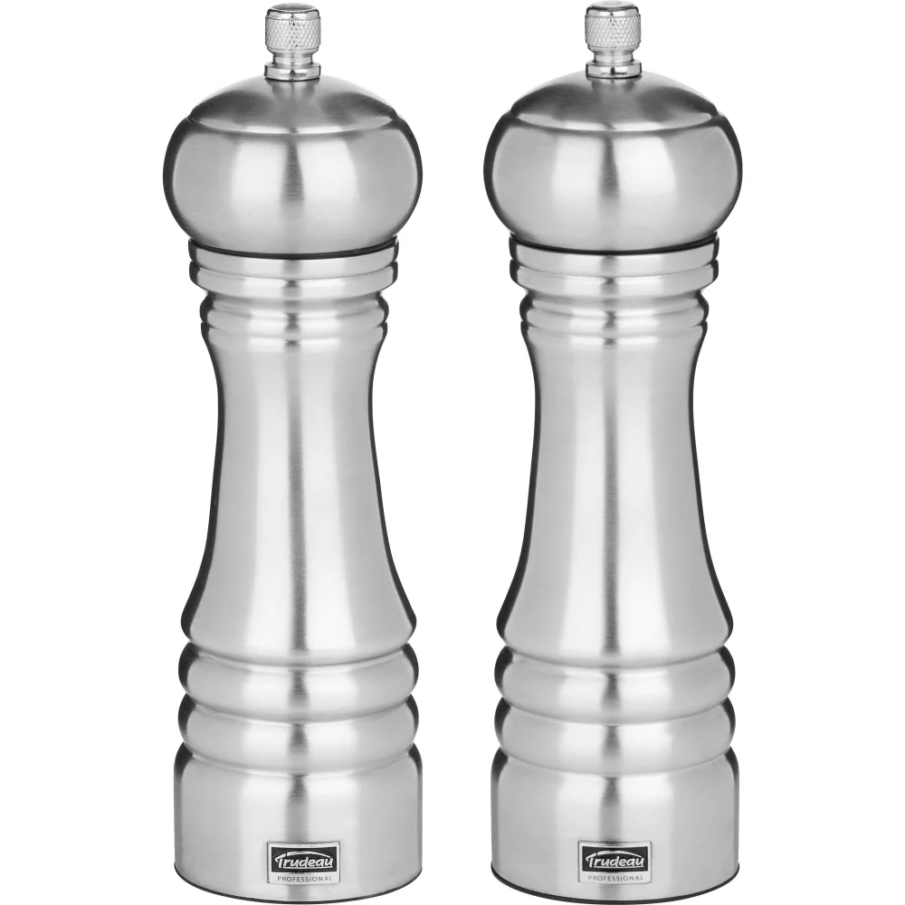 8" Professional Peppermill & Saltmill Stainless Steel