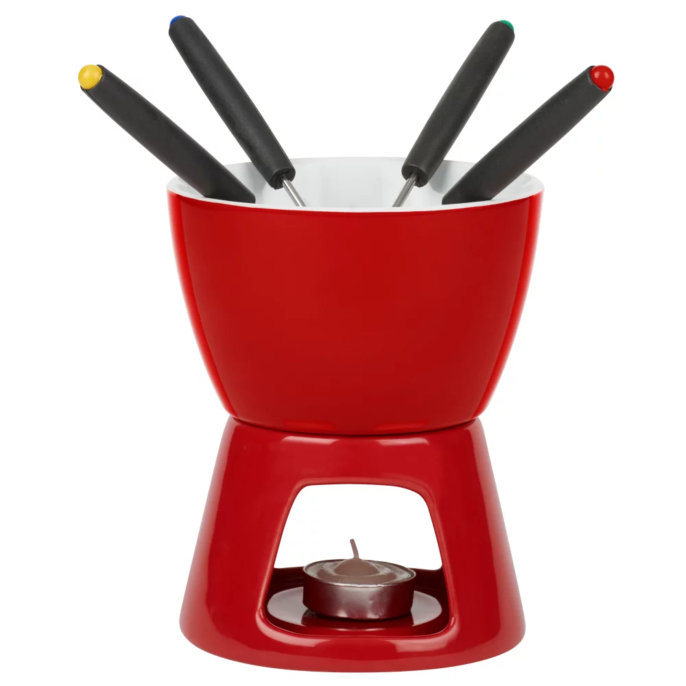 Fondue au chocolat complète