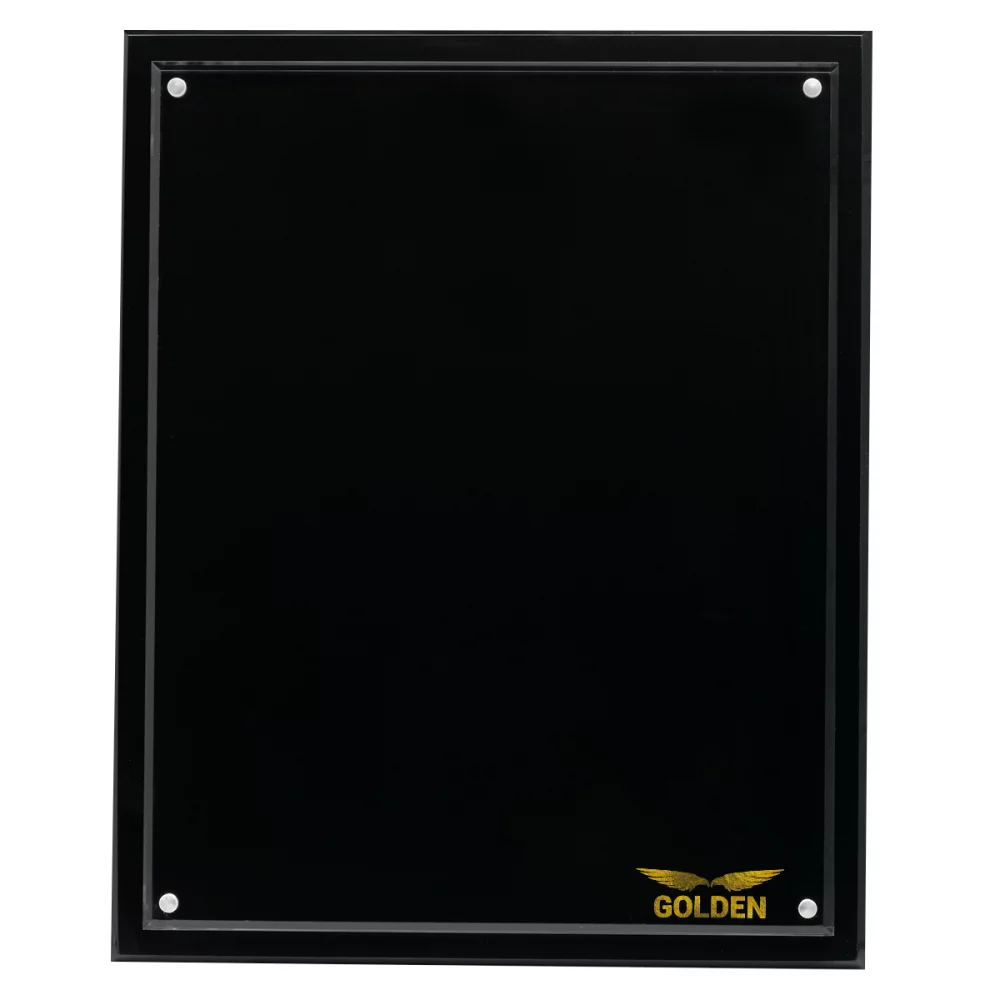 Cadre d'insertion de certificat magnétique horizontal (13" x 10 1/2") avec image photo couleur intégrale