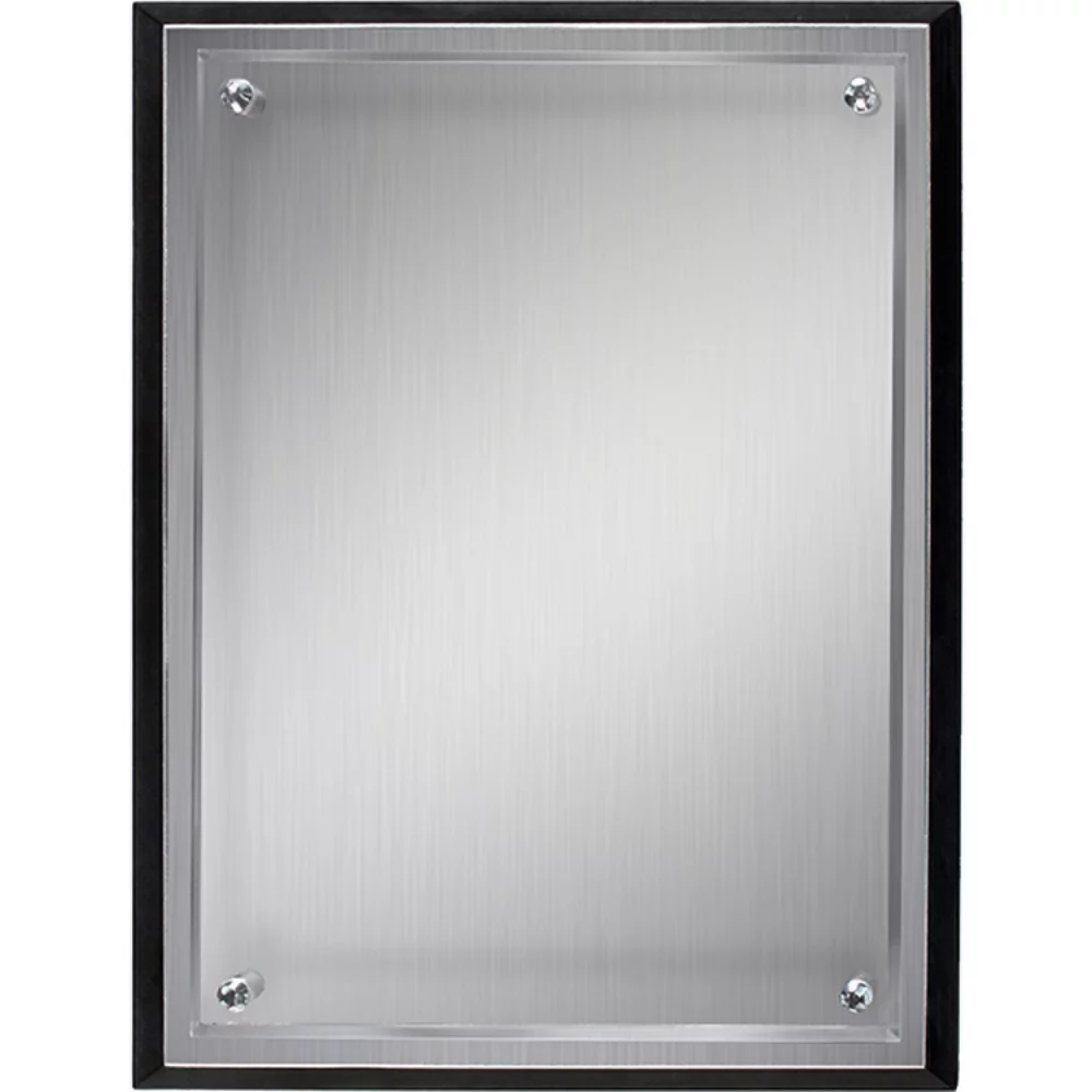 Alumo Tech Silver Rectangle Plaque (9"x 10"x 1") Laser Engraved