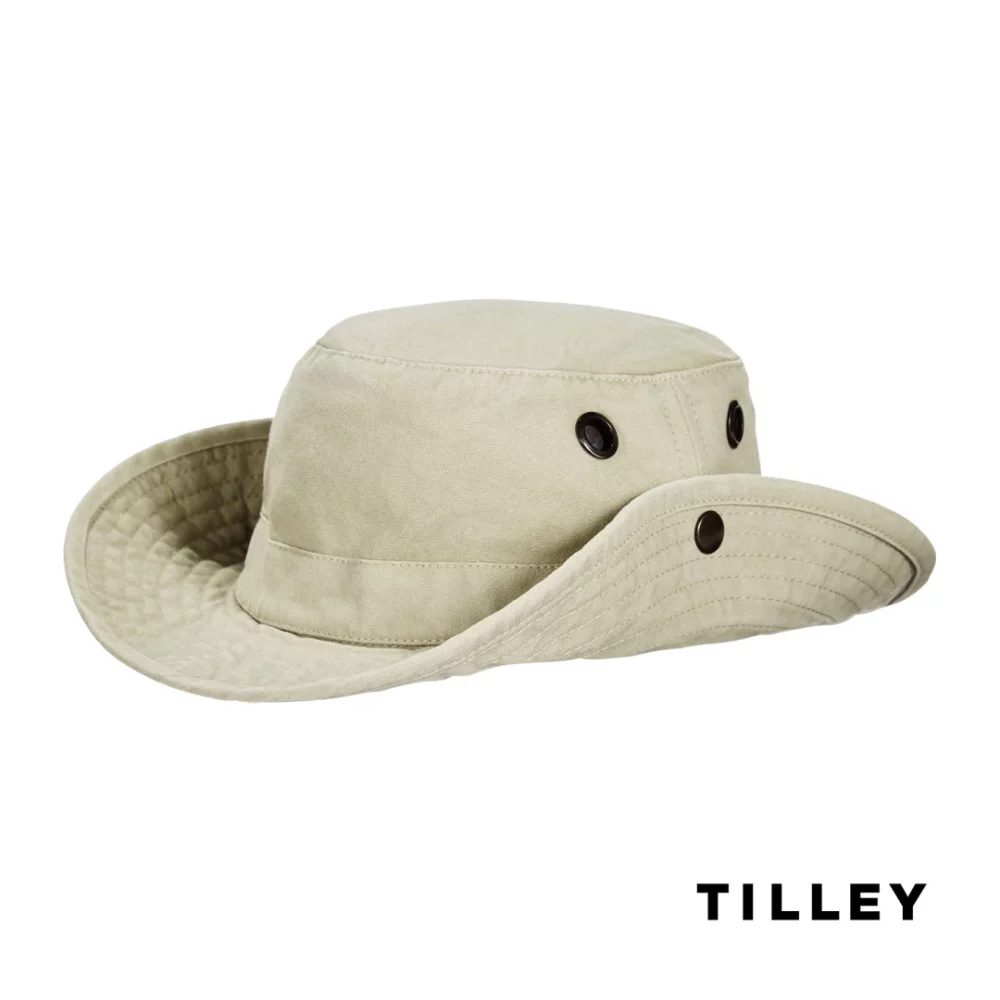 Tilley® Wanderer T3W Bucket Hat - Khaki 7 1/4