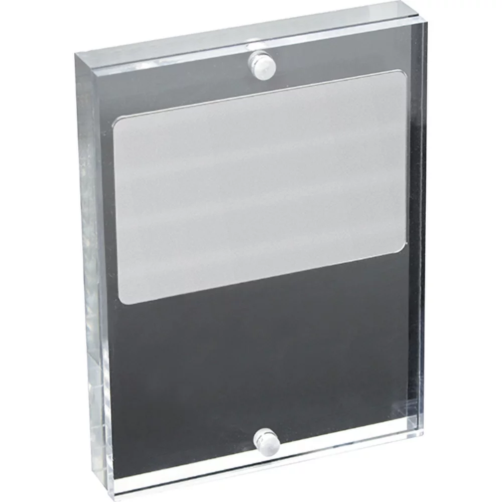 Clear Acrylic Credit Card Entrapment (3 3/4" x 5" x 3/4") Full Colour PhotoImage