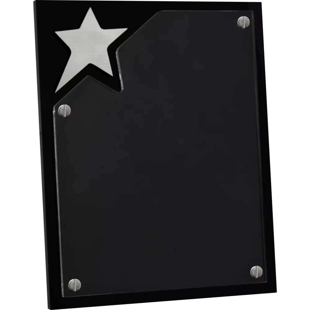 Plaque de l'Étoile du Nord (8" x 10" x 3/8") Image photo couleur intégrale