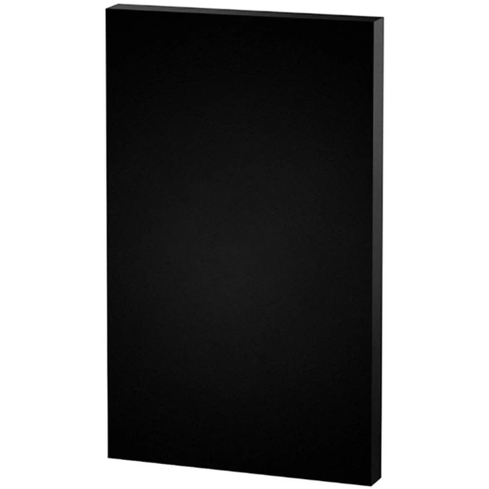 Black Rectangular Acrylic Paper Weight (4"x 6"x 3/8") Screen-Printed