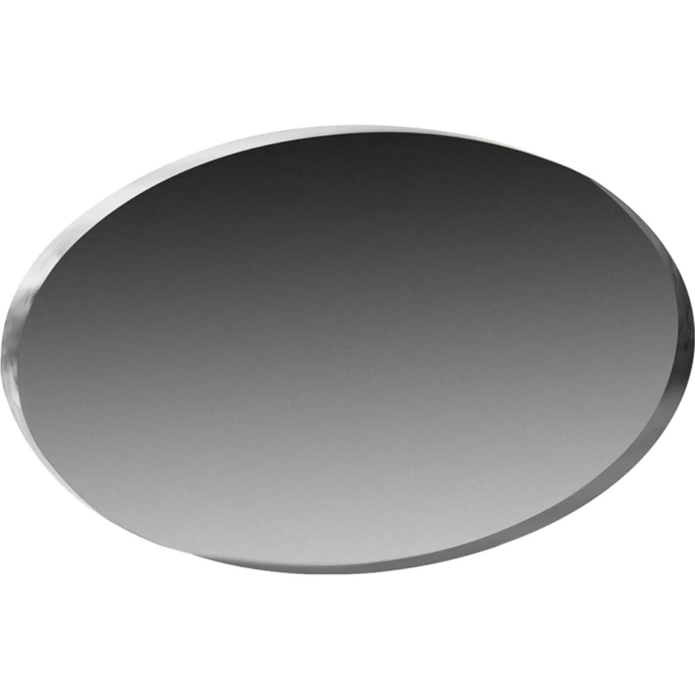 Clear Oval Paper Weight (4"x 2 1/2"x 3/8") Laser Engraved