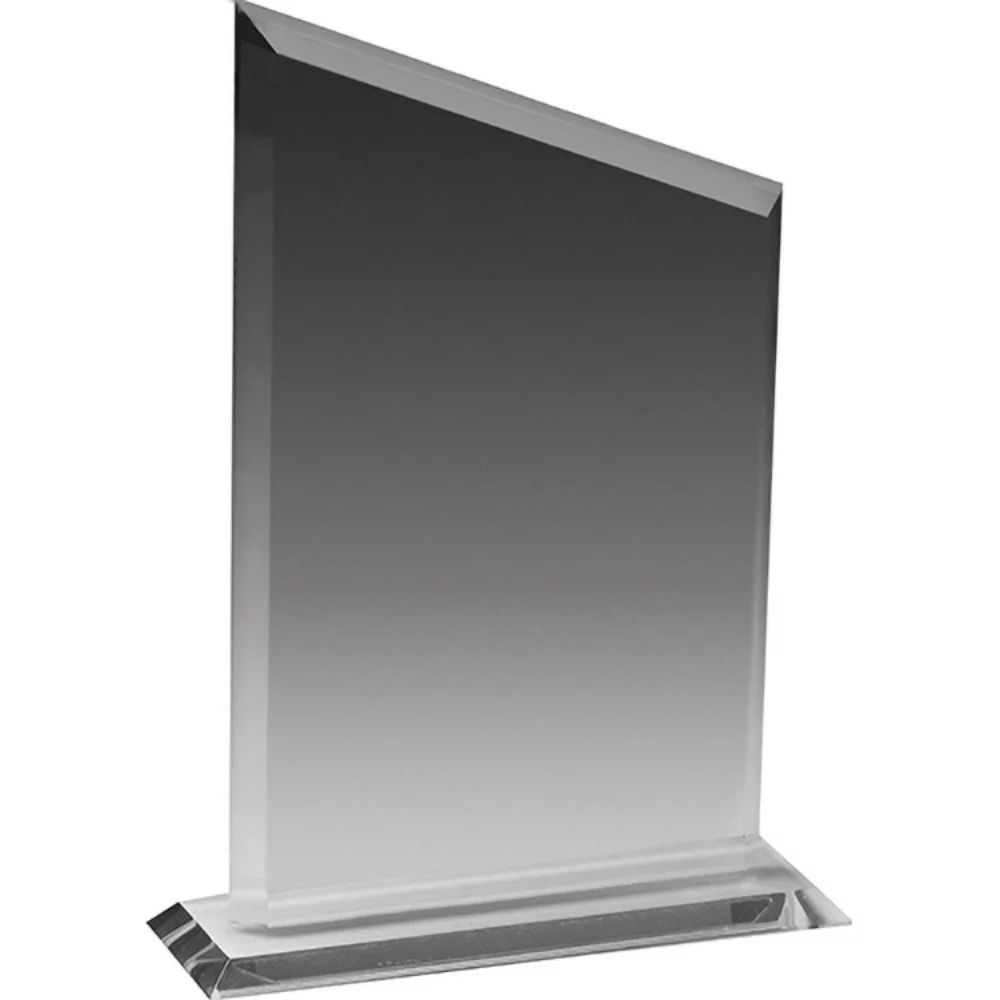 Prix de déclaration en acrylique transparent (5 3/4" x 8 1/2" x 3/8") Gravure laser