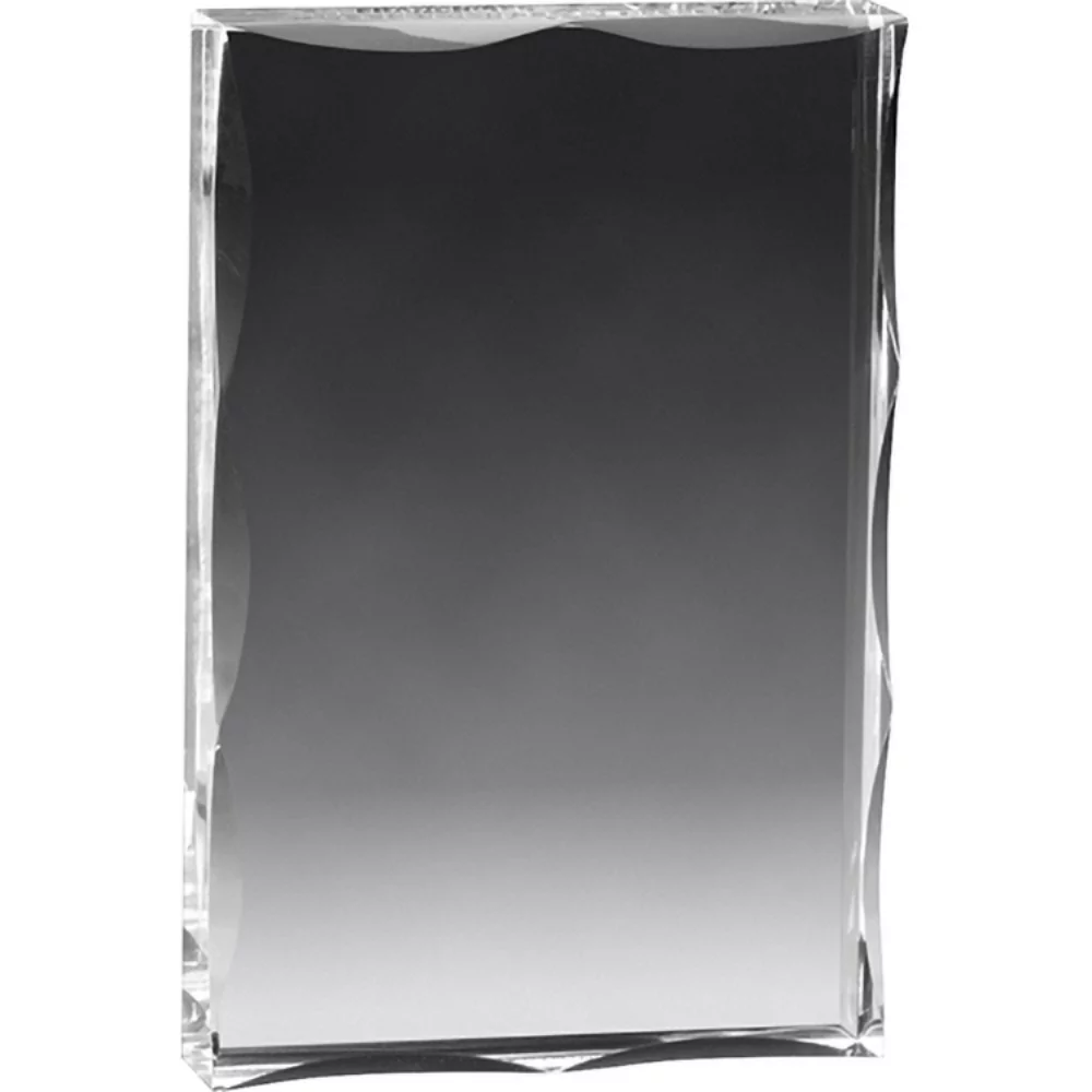Large Clear Block Award (4"x6"x3/4") Screen-Printed