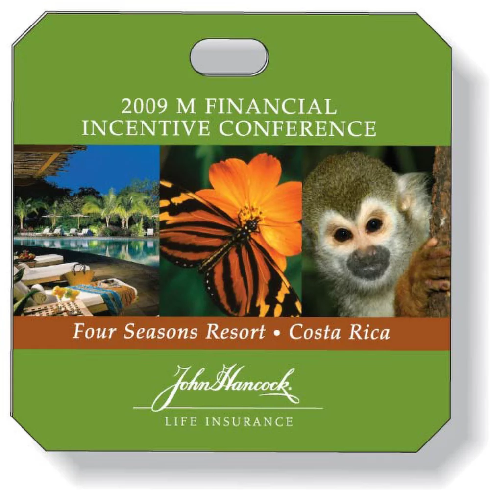 Articles en plastique blanc de forme personnalisée .010 (24 pouces carrés), couleur complète et vernis