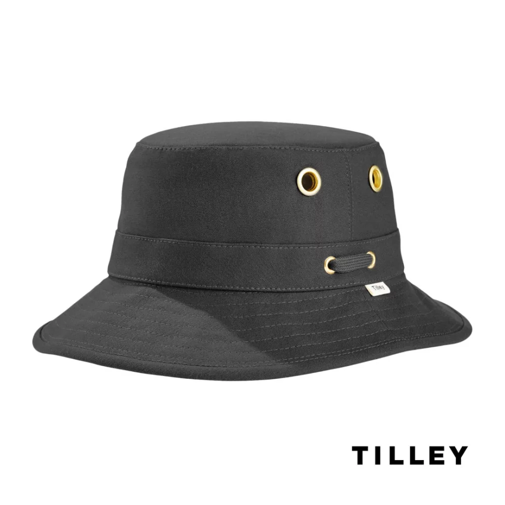 Chapeau seau emblématique Tilley® T1 - Noir 7 3/8