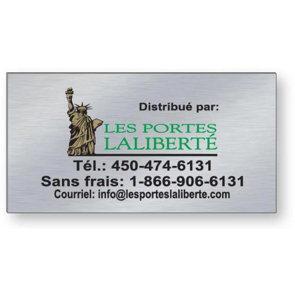 Plaque métallique en aluminium satiné de 0,020, couleur unie, de 9,1 à 12 pouces carrés.