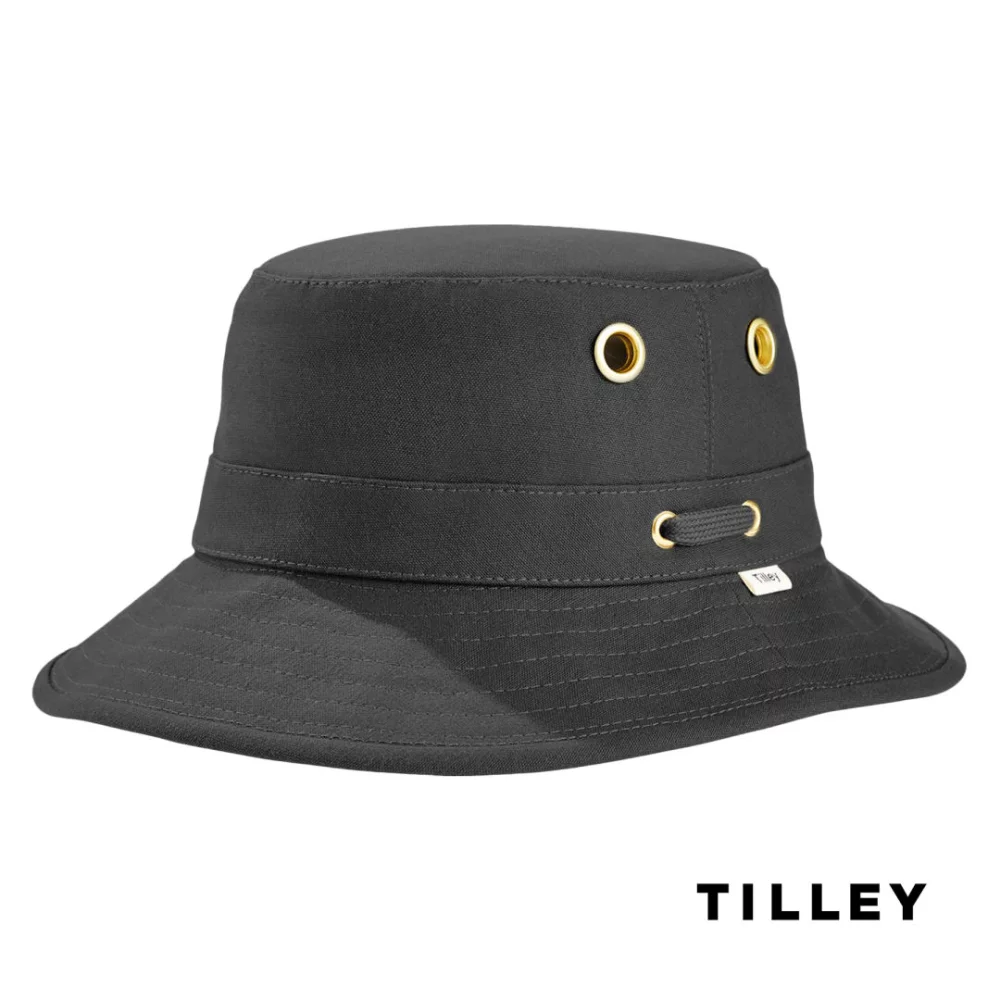Tilley® Iconic T1 Bucket Hat - Black 7 7/8