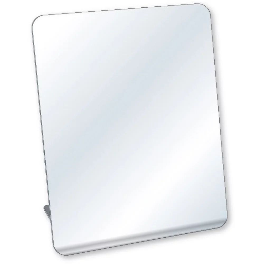 Miroir en plastique acrylique autoportant, rectangle de 8,75"x11", couleur pleine