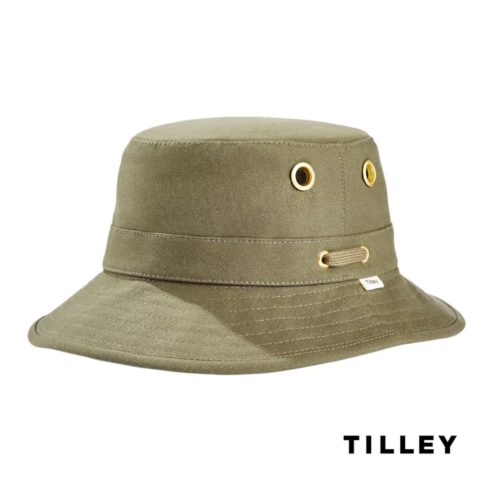 Chapeau seau emblématique Tilley® T1 - Olive 7 1/2