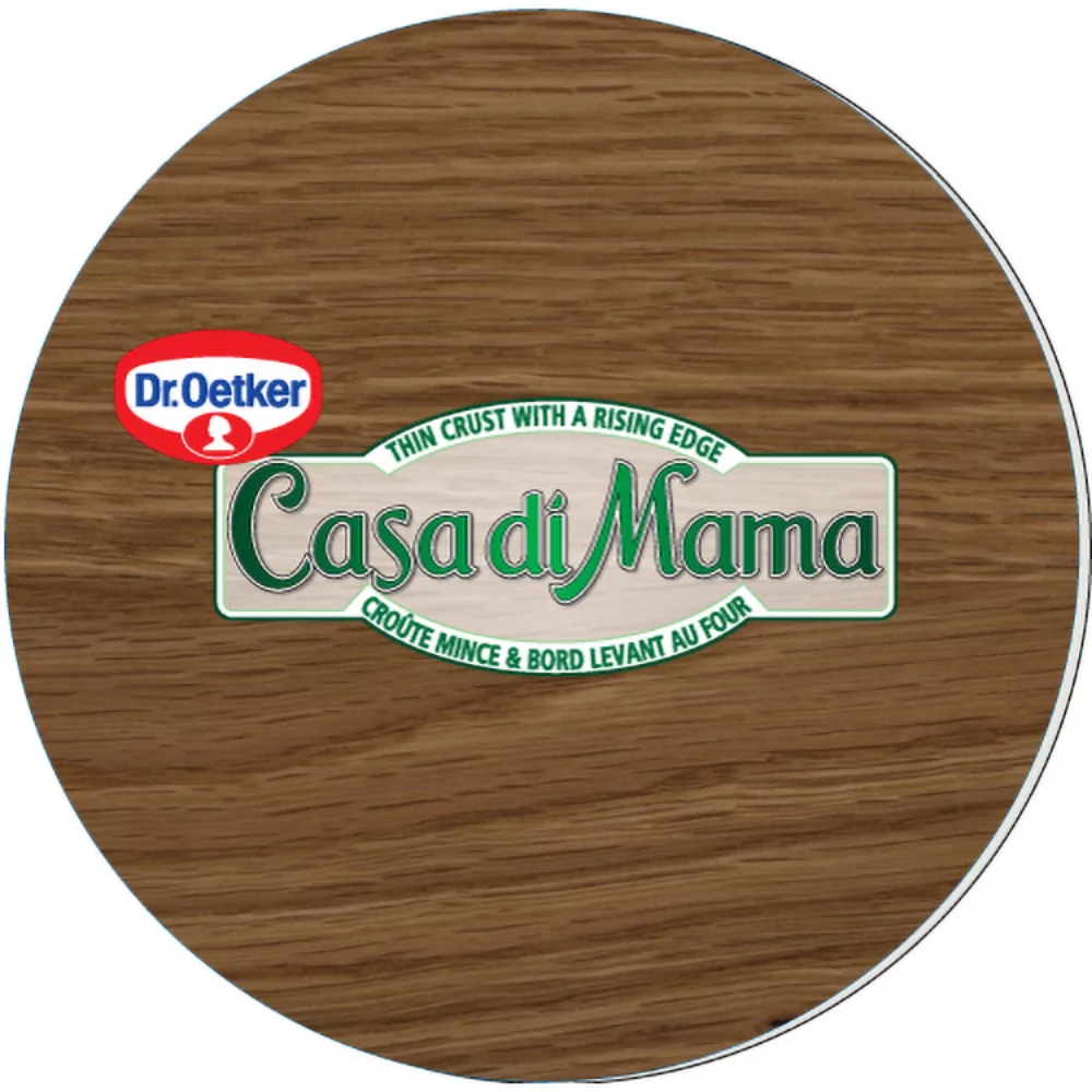 Sous-verre en carton rond de 24 points, recto 4CP seulement (dia. 3,875").