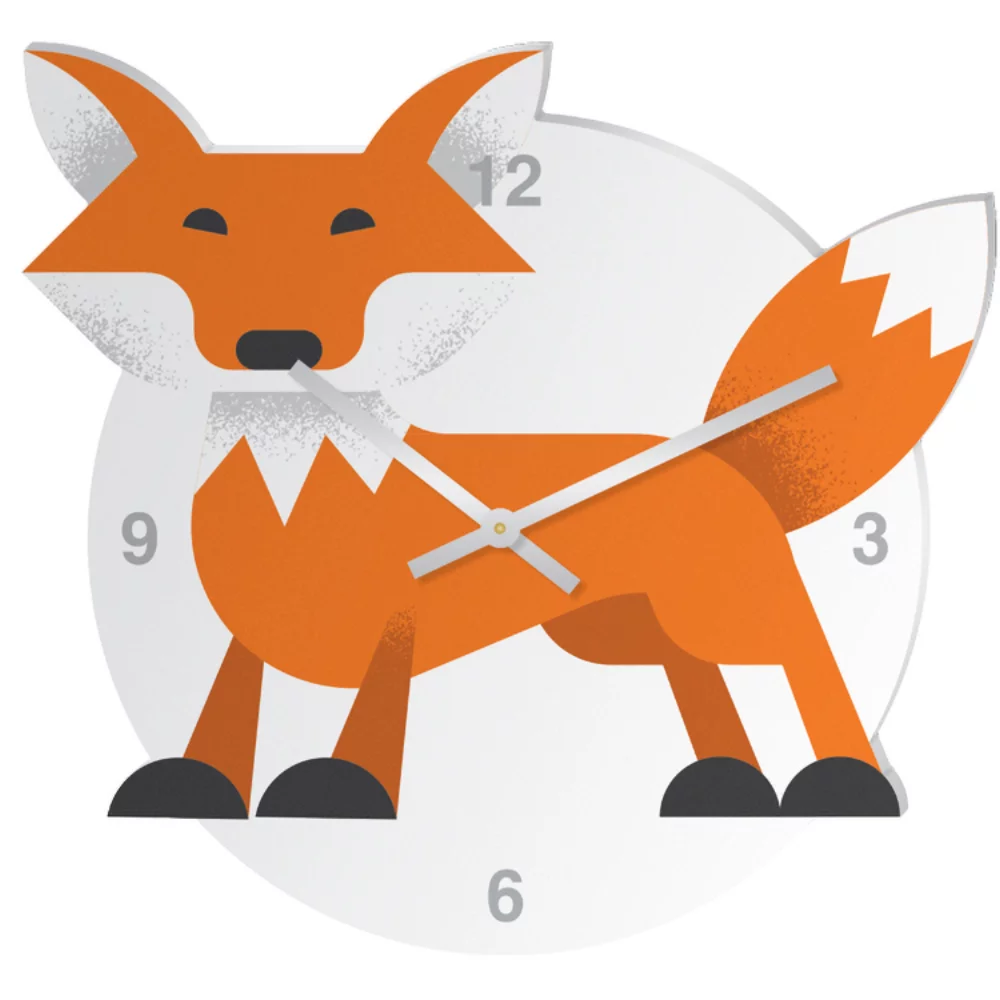 Horloge en acrylique blanc personnalisée avec impression en couleur intégrale