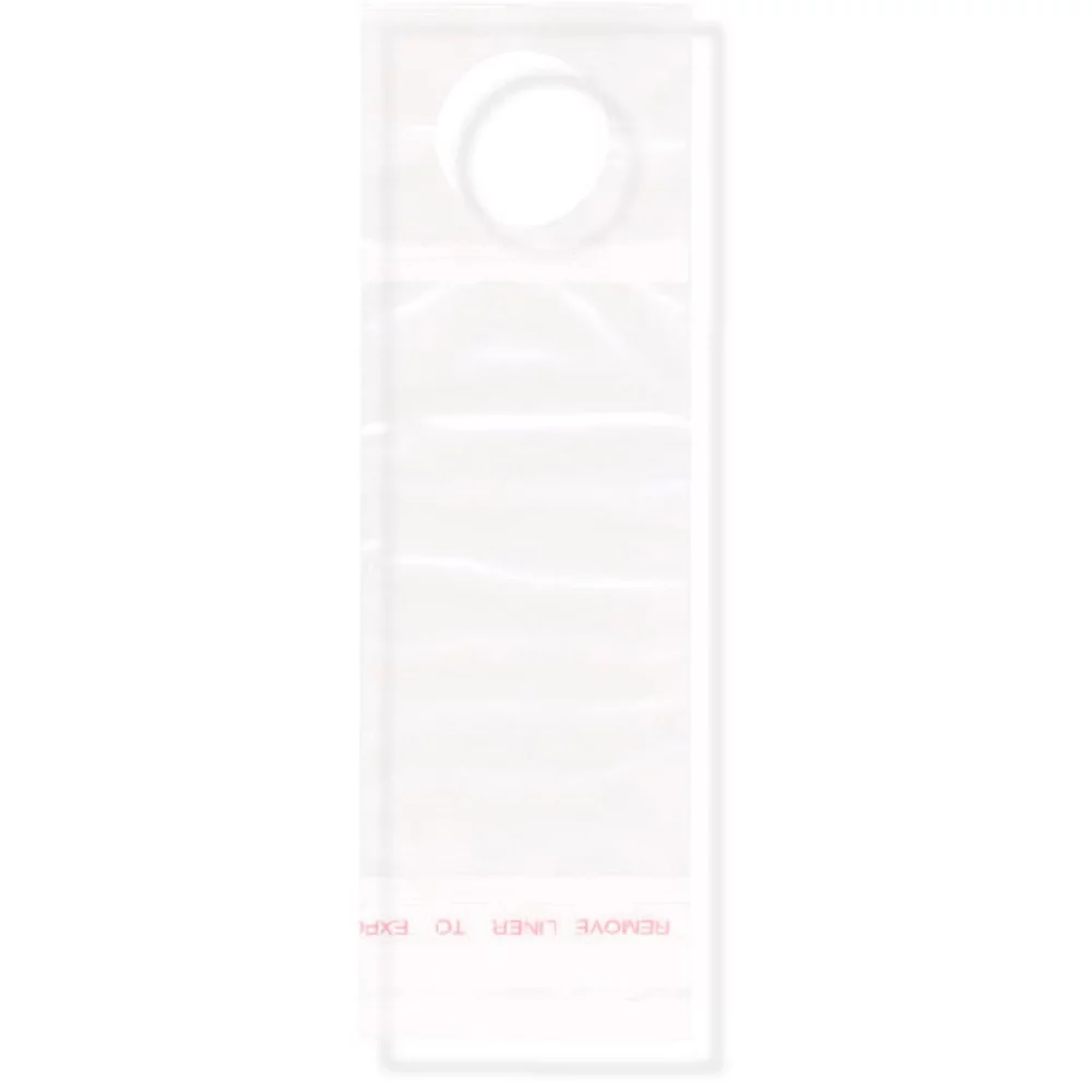Clear Polypro Bottle Neck Bag 2.5" x 7.25" - 1 1/4" (stocking area - 2.5" x 4")